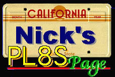 Nick's License PL8S Page